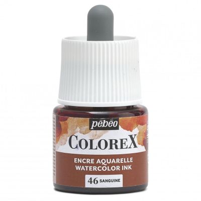 Akvarelový inkoust COLOREX, sanguine 45 ml