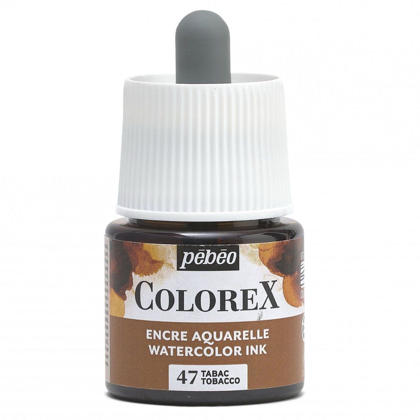 Akvarelový inkoust COLOREX, tabák 45 ml