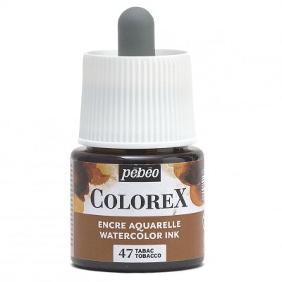 Akvarelový inkoust COLOREX, tabák 45 ml