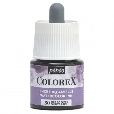 Akvarelový inkoust COLOREX, paynes grey 45 ml