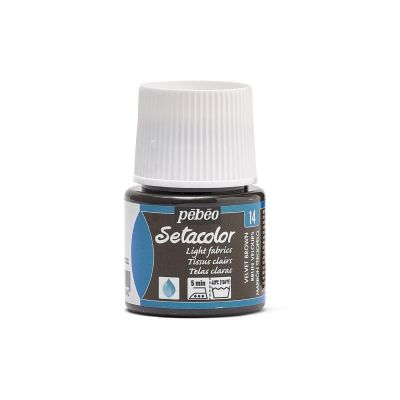 Setacolor light 45 ml, 14 Velvet brown