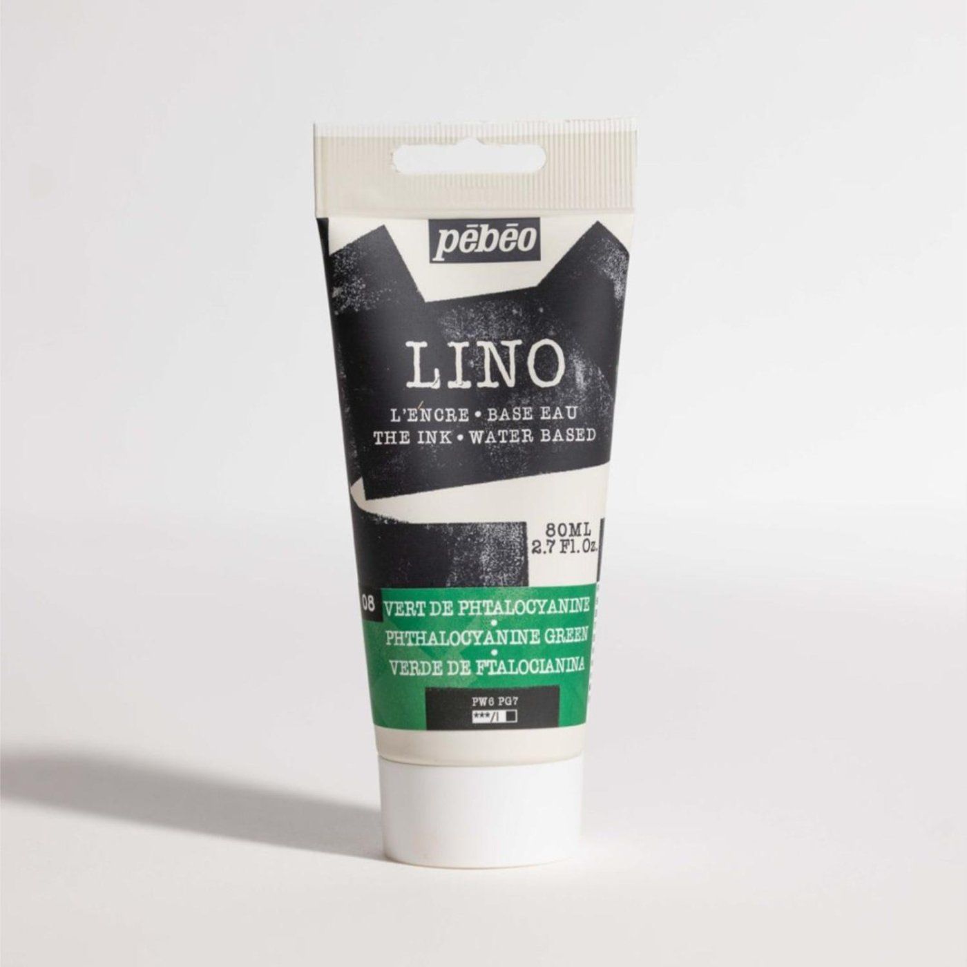 Linorytová barva PEBEO LINOCUT - phtalocyaninová zelená, 80 ml