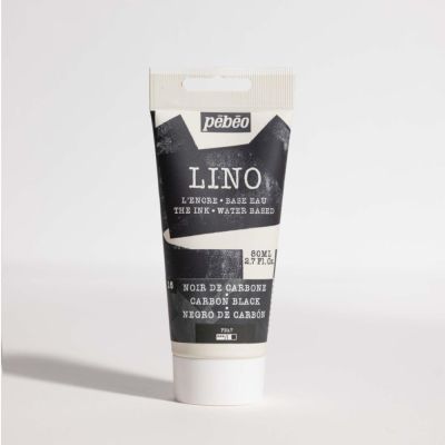 Linorytová barva PEBEO LINOCUT - uhlíková čerň, 80 ml