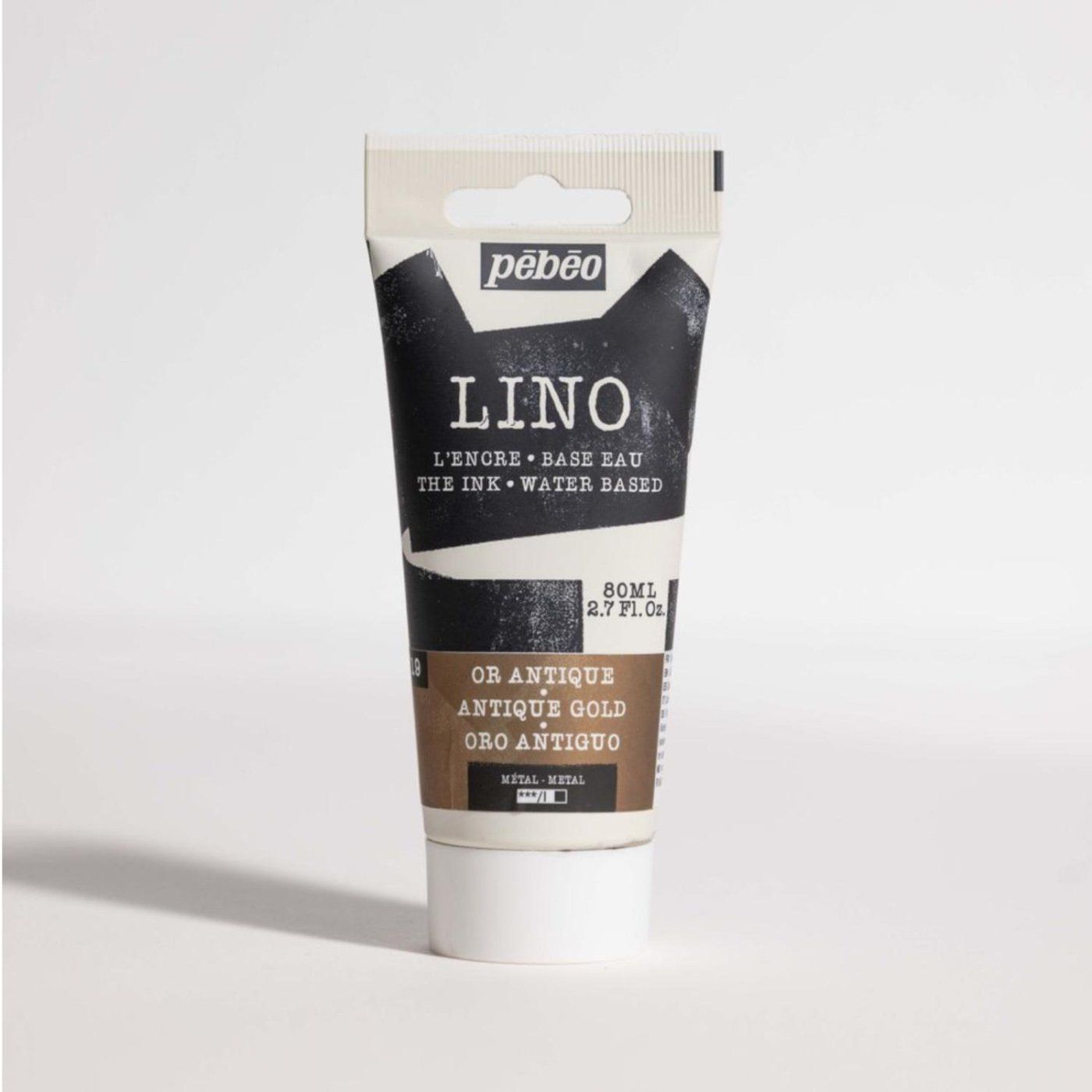 Linorytová barva PEBEO LINOCUT -antická zlatá, 80 ml