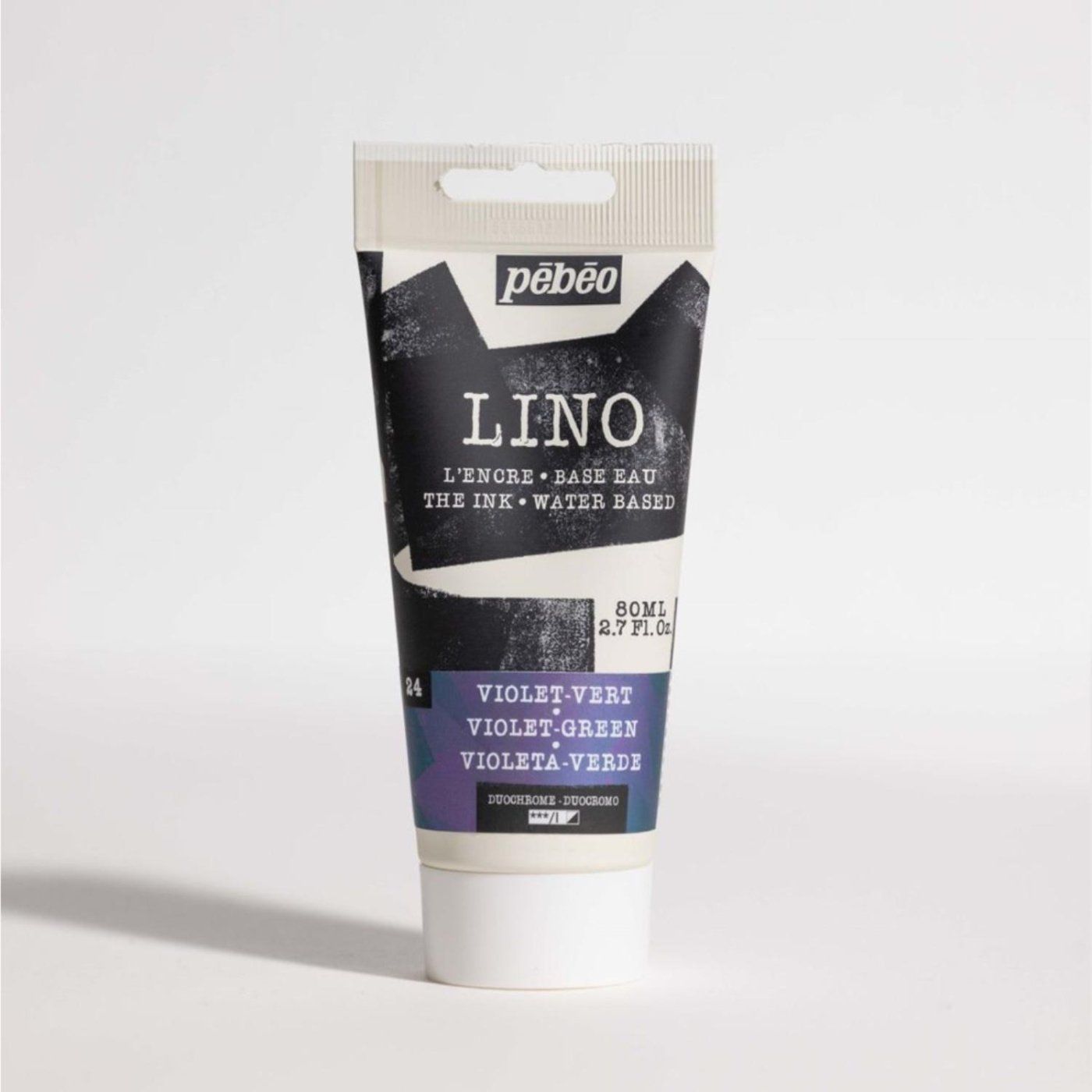 Linorytová barva PEBEO LINOCUT - duochromová fialovo-zelená, 80 ml