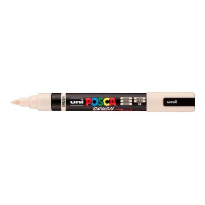 Popisovač UNI POSCA se štětcovým hrotem 1 - 4 mm, béžový