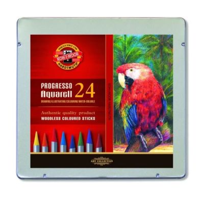 KOH-I-NOOR, sada AQUARELL PROGRESSO, 24 ks