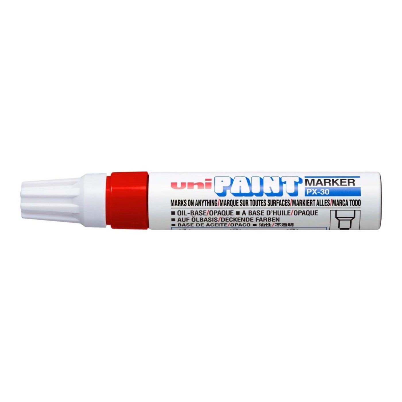 Lakový popisovač UNI PX-30, 4,0 - 8,5 mm, červený