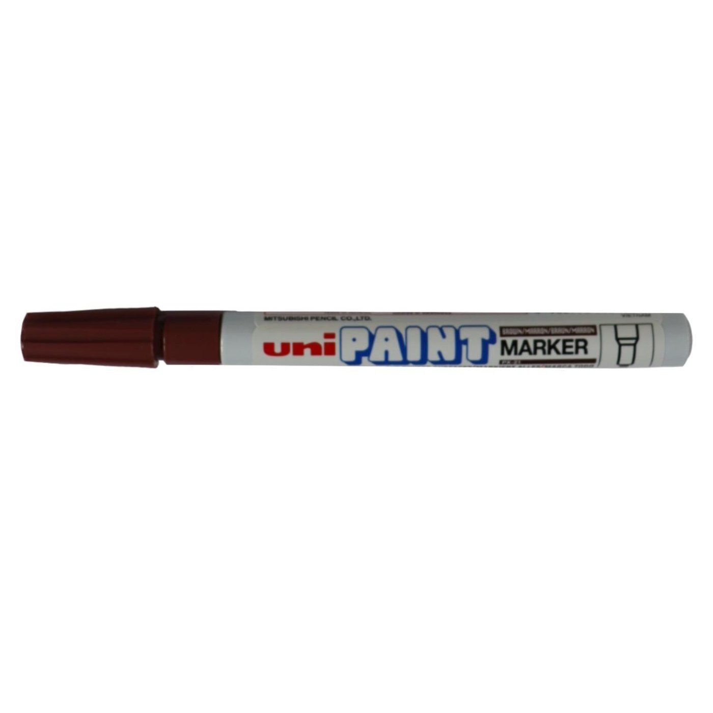 Lakový popisovač UNI PX-21, 0,8 - 1,2 mm, hnědý