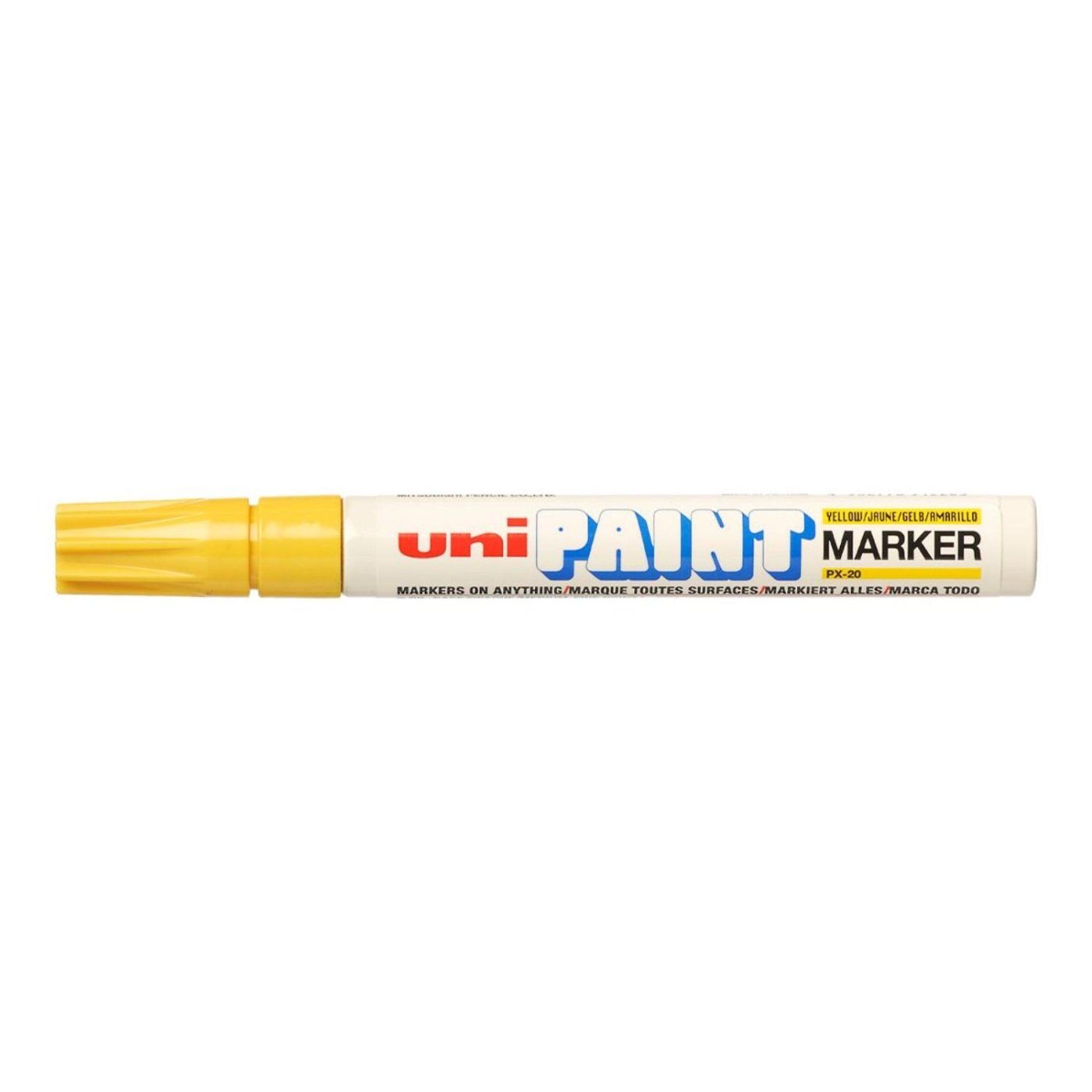 Lakový popisovač UNI PX-20, 2,2 - 2,8 mm, žlutý
