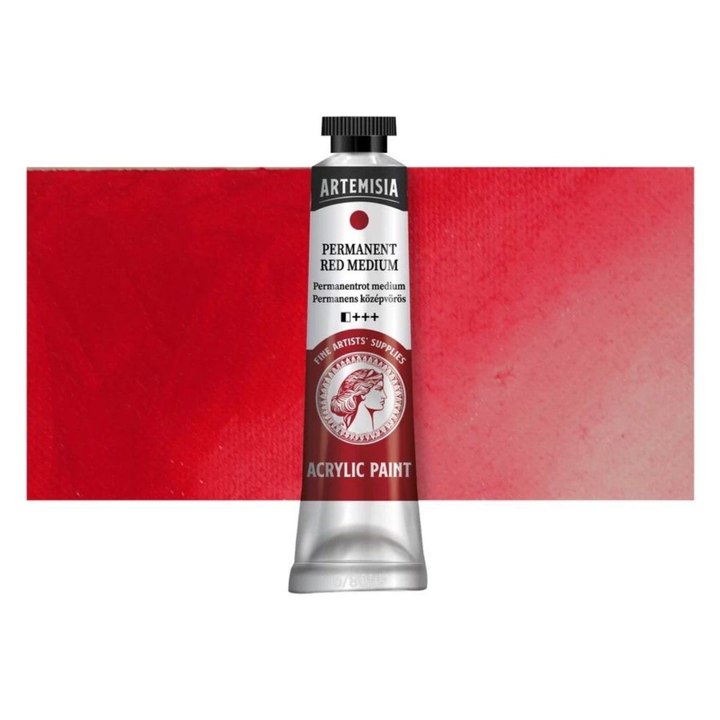 Akrylová barva Artemisia permanentní červené médium, 120 ml