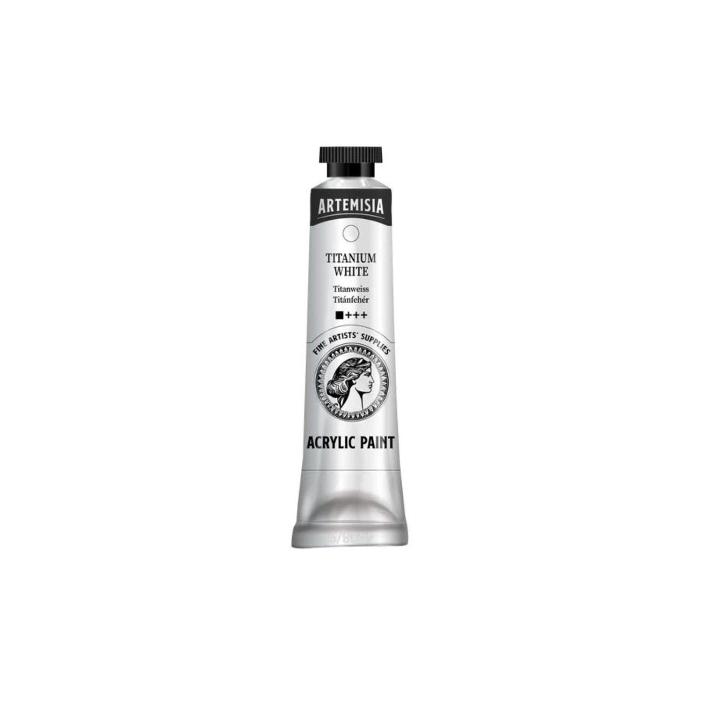 Akrylová barva Artemisia titanium white, 120 ml