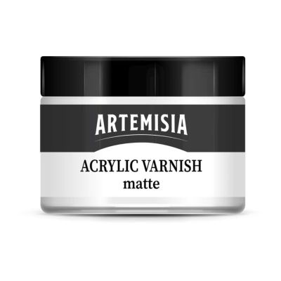 Matný lak pro akrylové barvy Artemisia, 150 ml