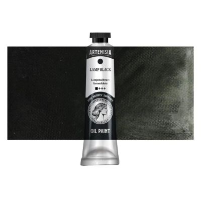 Olejová barva Artemisia lamp black, 40 ml