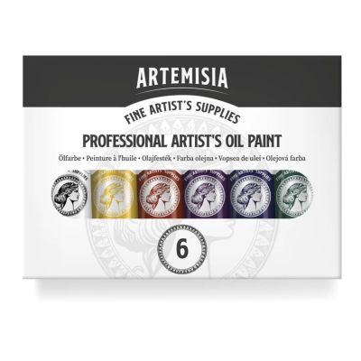 Sada olejových barev Artemisia, 6 x 20 ml
