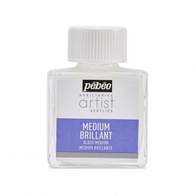 Lesklé médium pro akrylové barvy, 75 ml