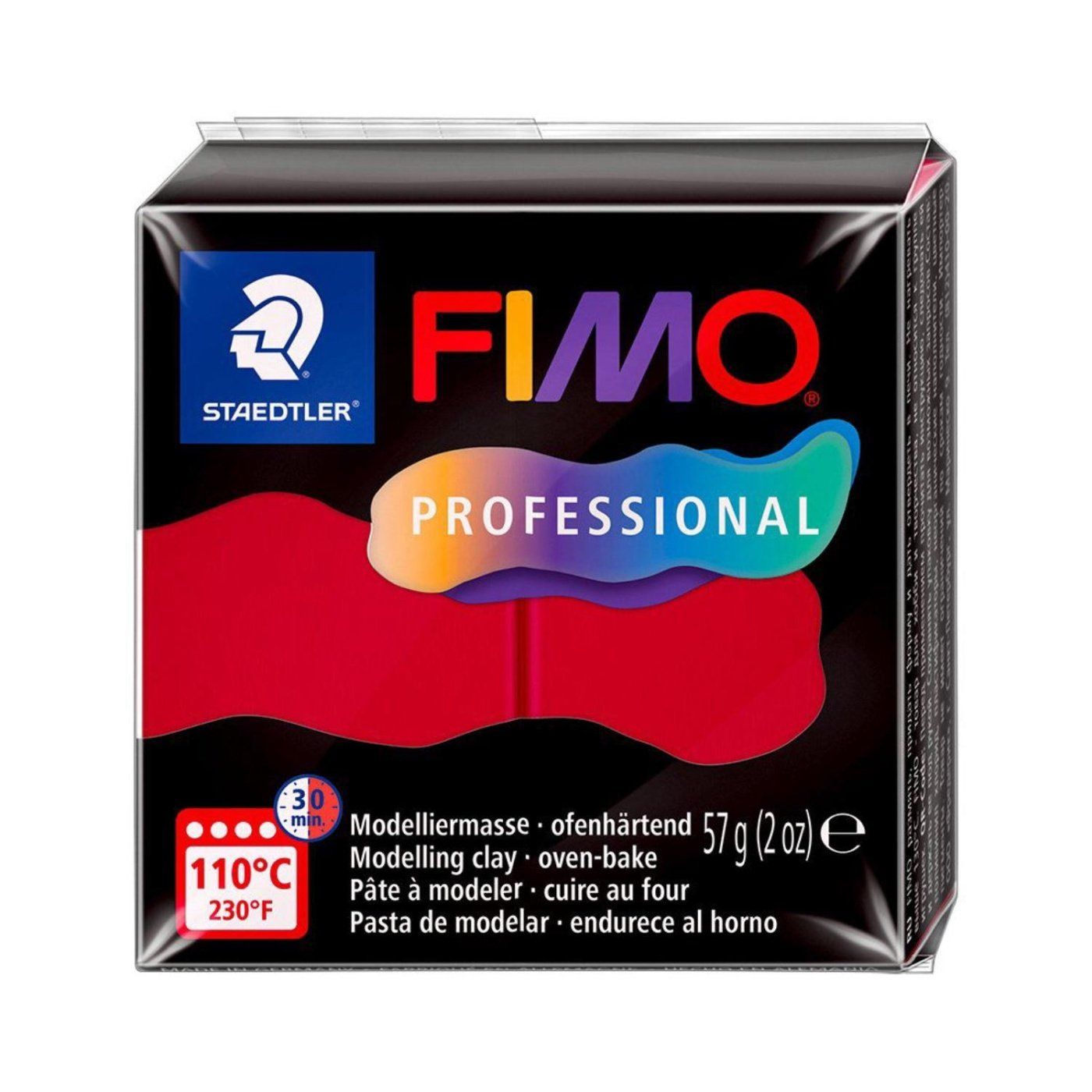 FIMO Professional 57 g, 29 karmínová