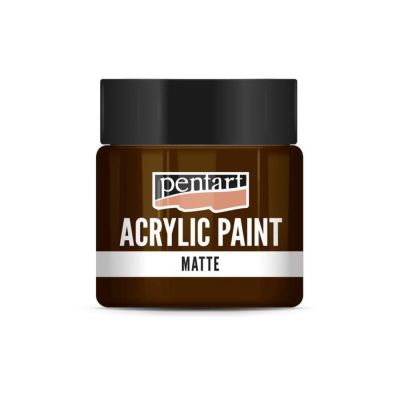 Akrylová barva matná 50 ml, červenohnědá