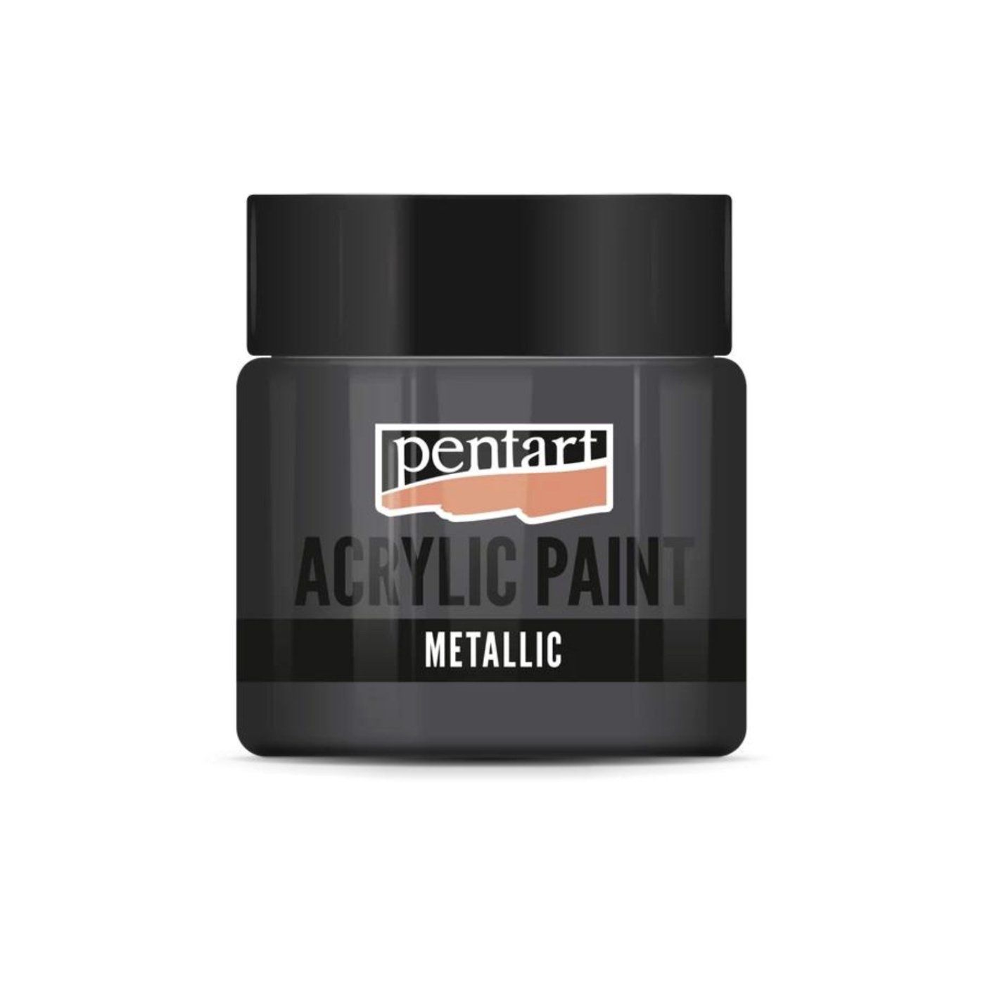 Akrylová barva 50 ml, metalická grafitová