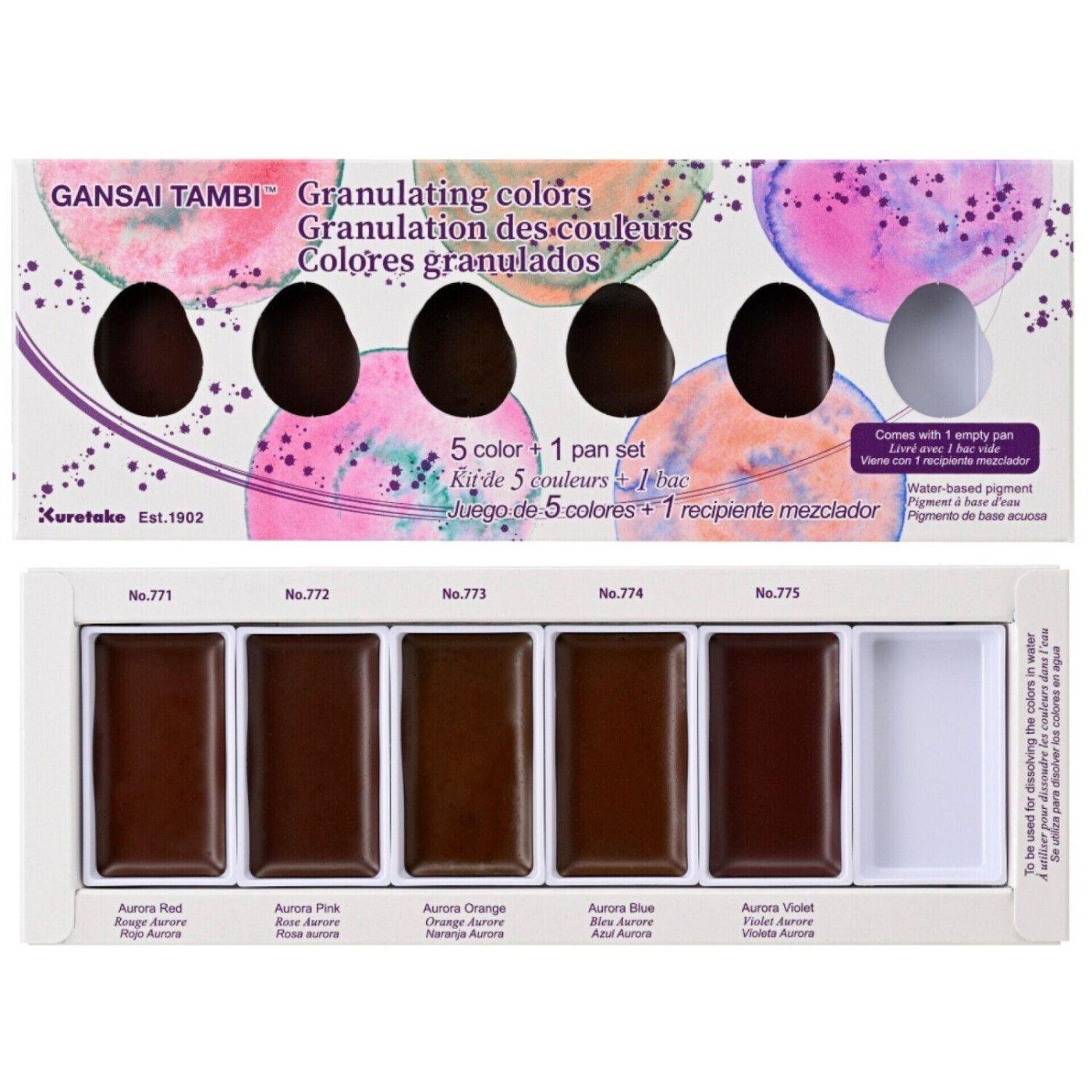 Kuretake, akvarel Gansai Tambi granulation č. 1
