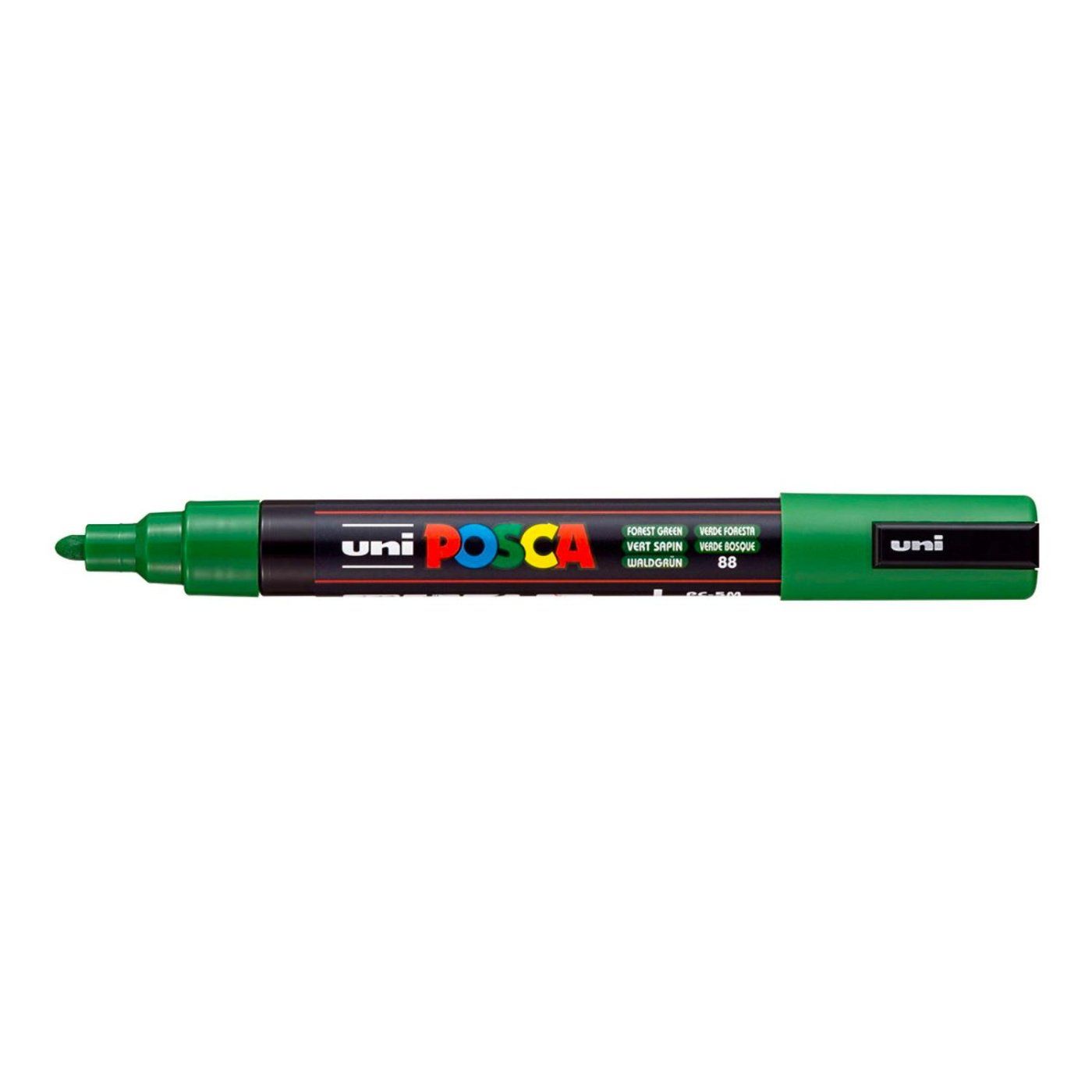 Popisovač Uni Posca PC-5M, 2,5 mm, lesní zelená
