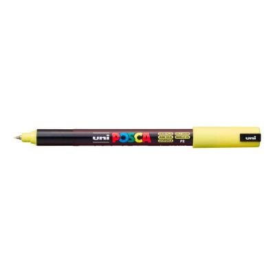 Liner Uni Posca PC-1MR, 0,7 mm, pastelově žlutá