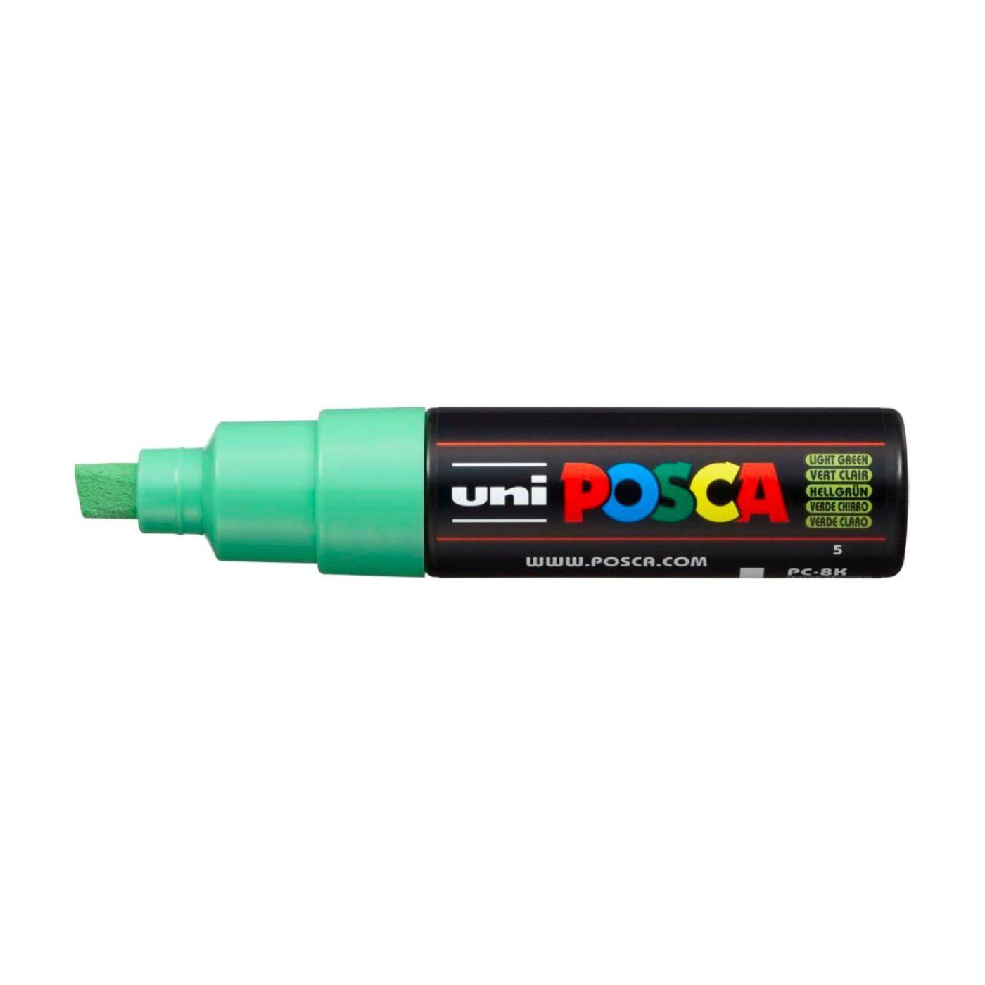 Popisovač Uni Posca PC-8K, 8 mm, světlezelený