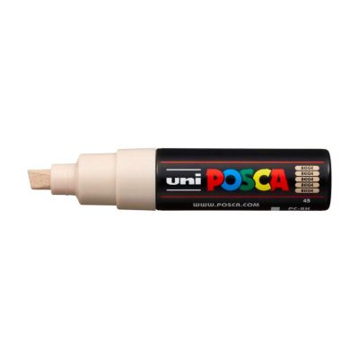 Popisovač Uni POSCA PC-8K, 8 mm, béžová
