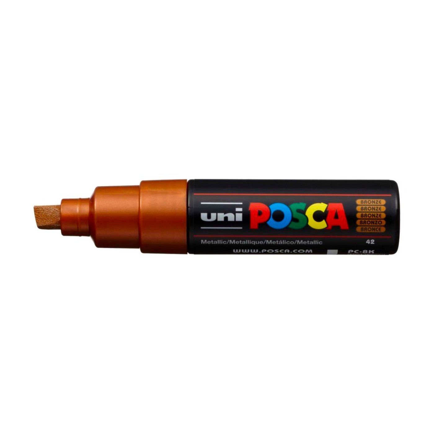 Popisovač Uni Posca PC-8K, 8 mm, bronzový