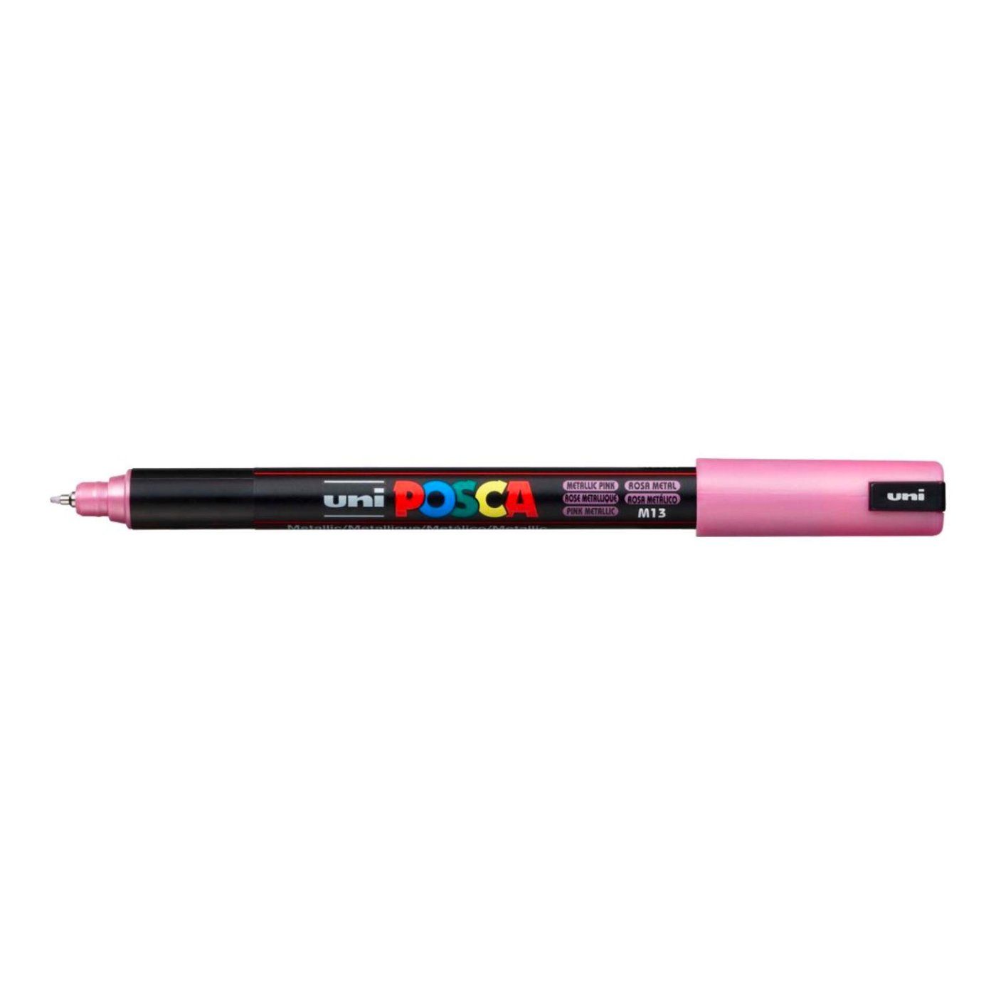 Liner Uni Posca PC-1MR, 0,7 mm, metalická ružová