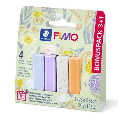 FIMO SOFT Sada 3 + 1 Bloomy, 4 x 25 g